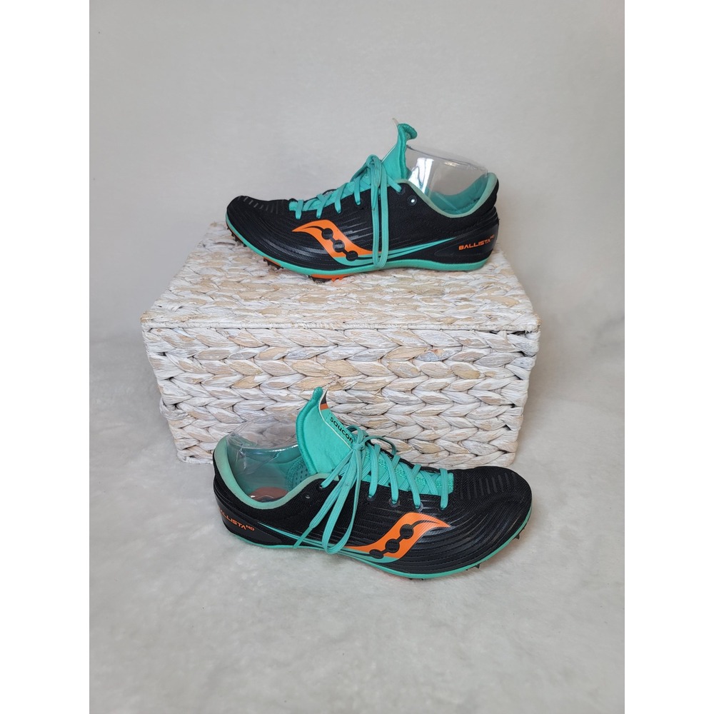 Saucony Balista‎ Mid Distance Spike Sneaker Track Shoes Athletic Womens Size 7.5